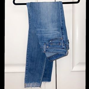 high rise straight leg big star jeans | size 27